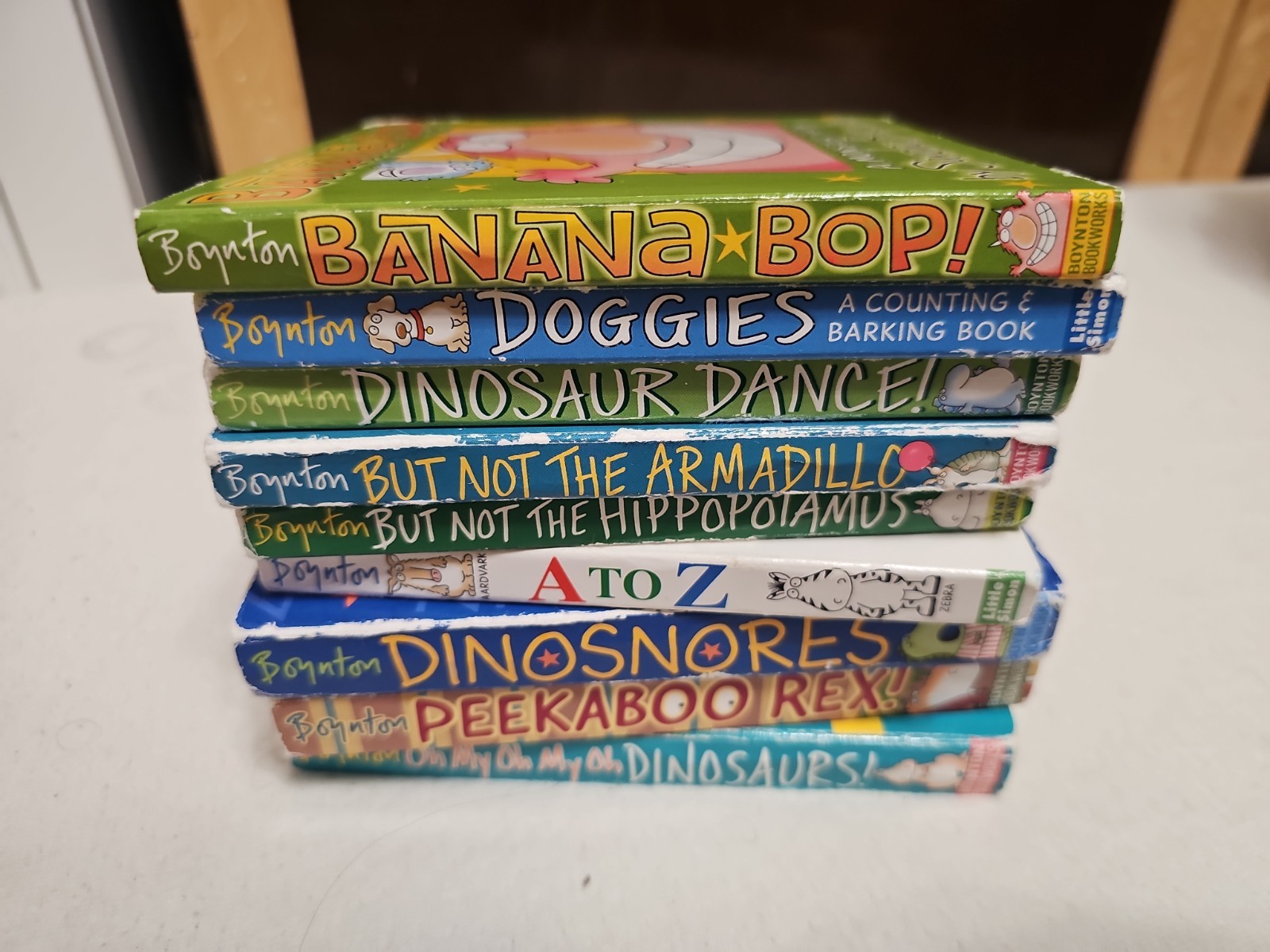 Lot Of 9 Sandra Boynton Toddler Board Books Used Condition