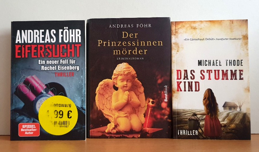 BUCHPAKET+KRIMI+THRILLER+6 BÜCHER +KLÜPFEL/KOBR+ANDREAS FÖHR+TB+HC+BUNDLE
