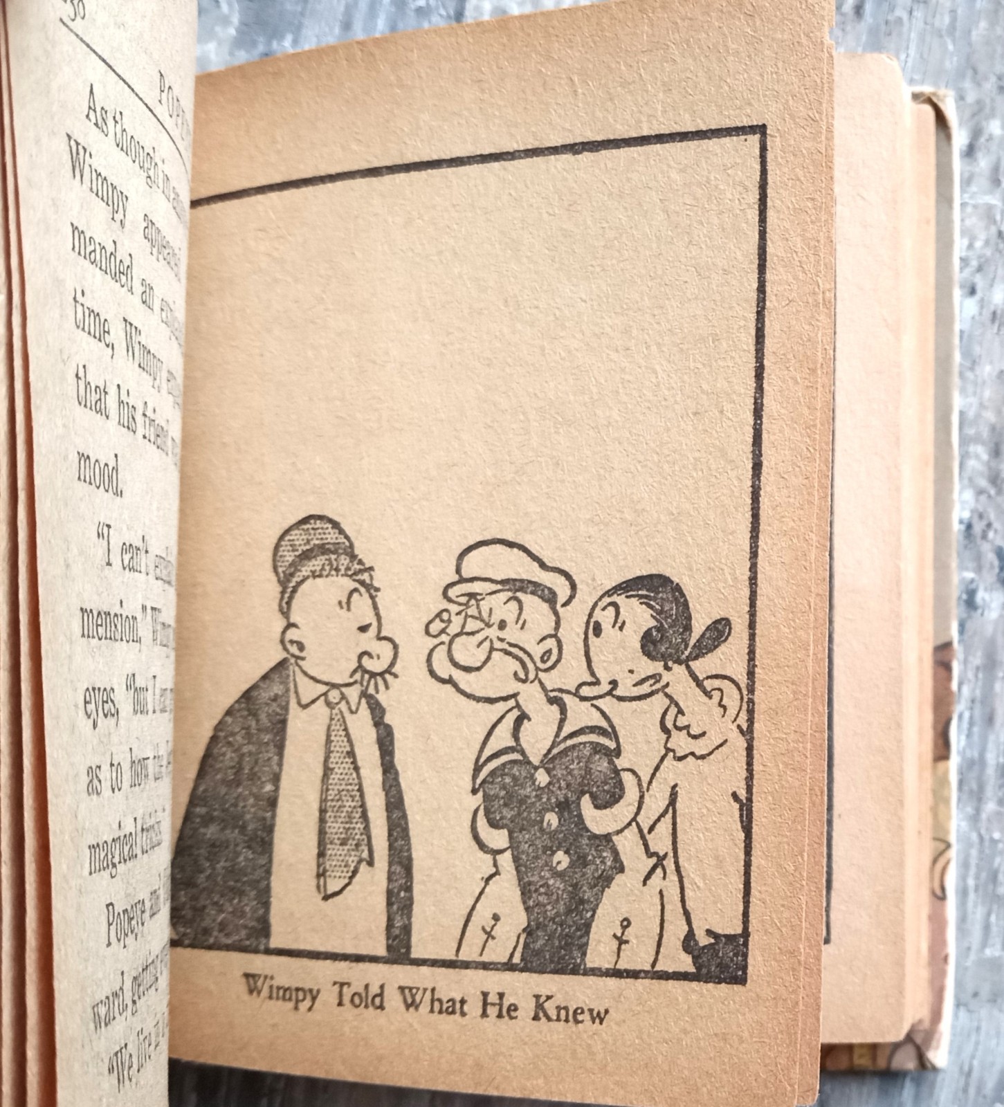 Popeye And The Jeep ~1937 Vintage Small HC~ E. C. Segar 30s Whitman Comic Illust