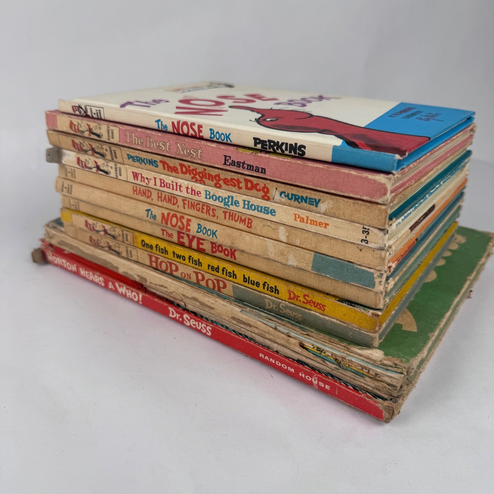 Vintage Dr Seuss Books Lot of 11 Hardback Sneetches Horton Hears a Who
