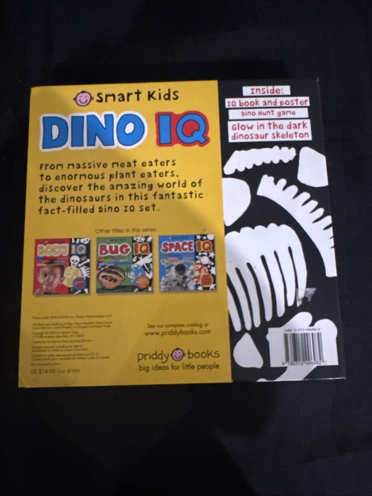 Dino IQ by Roger Priddy (2006, Children’s Board Books)