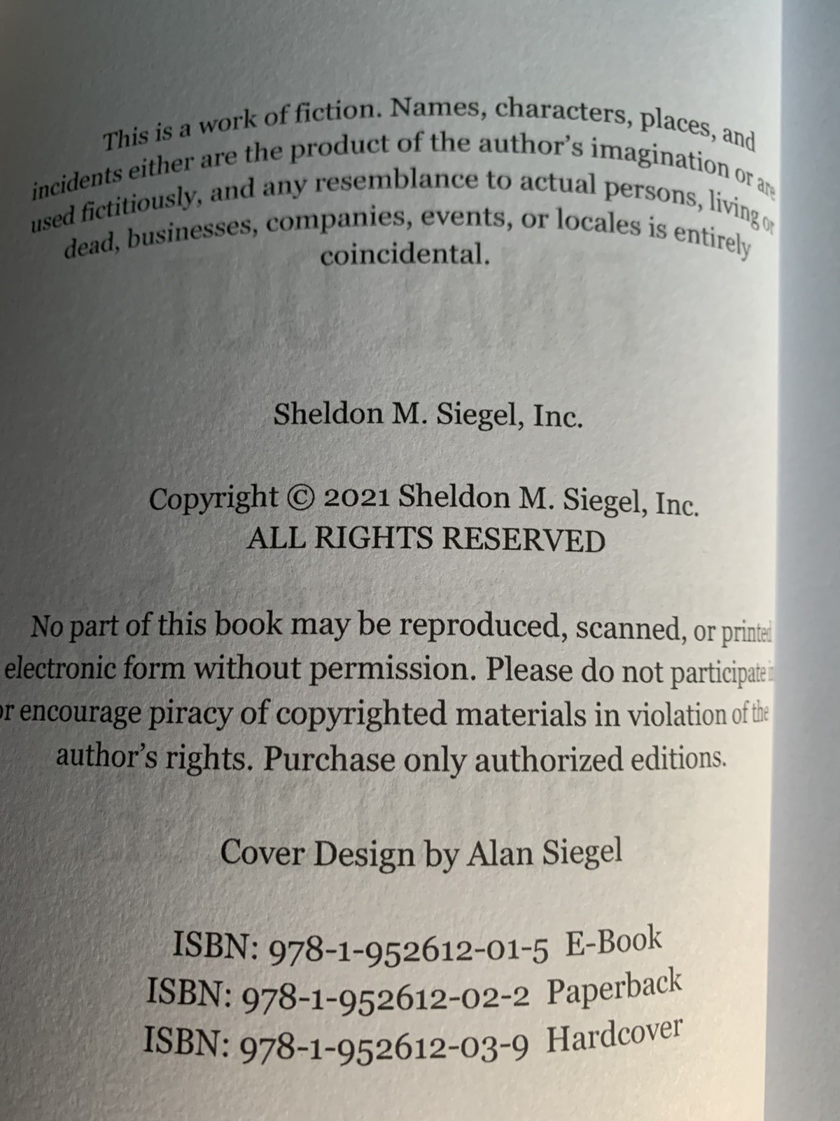 Final Out by Sheldon Siegel (2021, Trade Paperback)Last Call(2022)