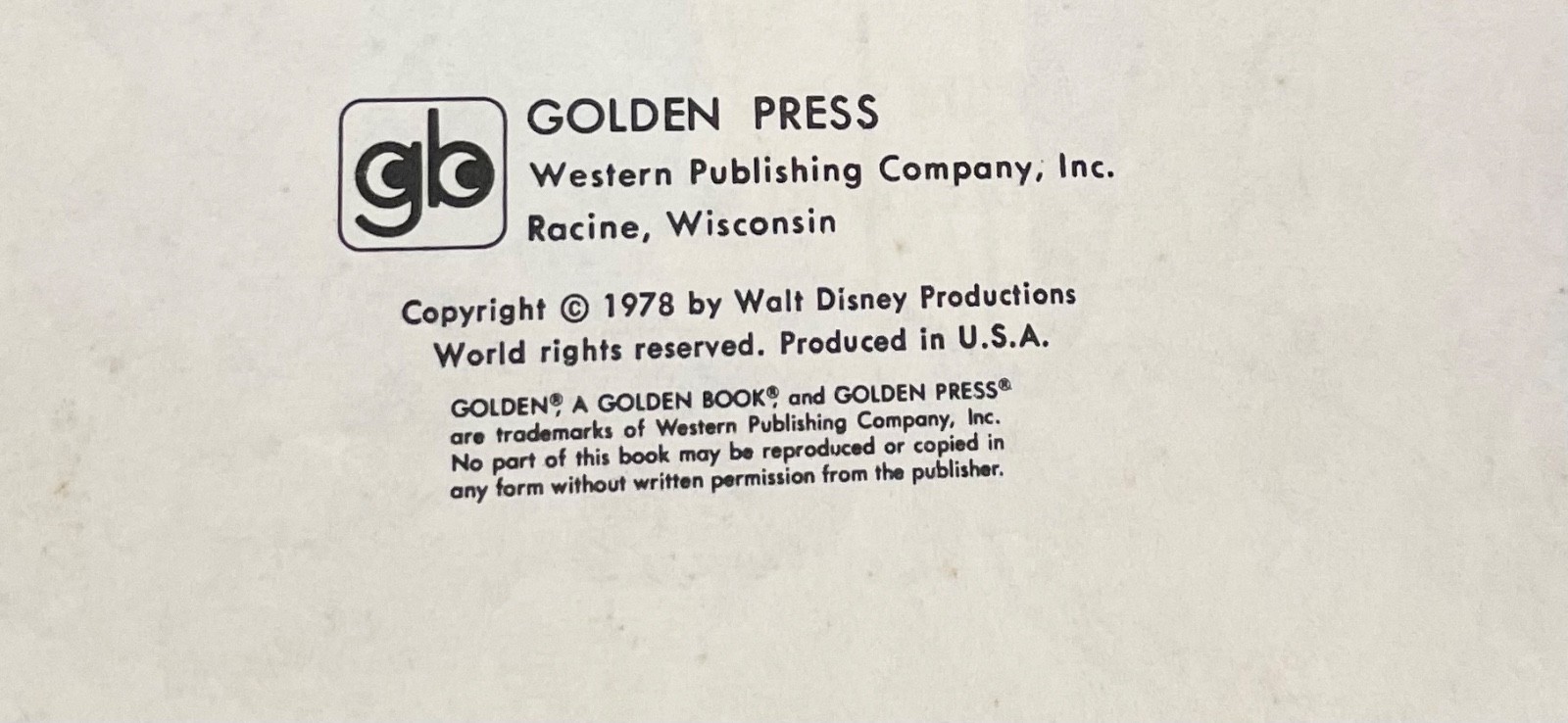 Mickey Mouse and Goofy The Big Bear Scare – 1978 – Little Golden Book – GC