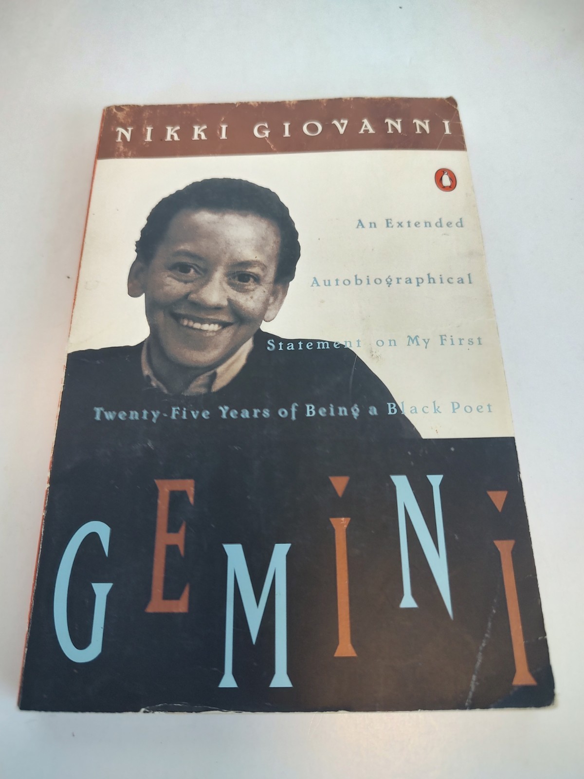 Gemini by Nikki Giovanni Paperback Autobiography 1960s America Life as a Poet