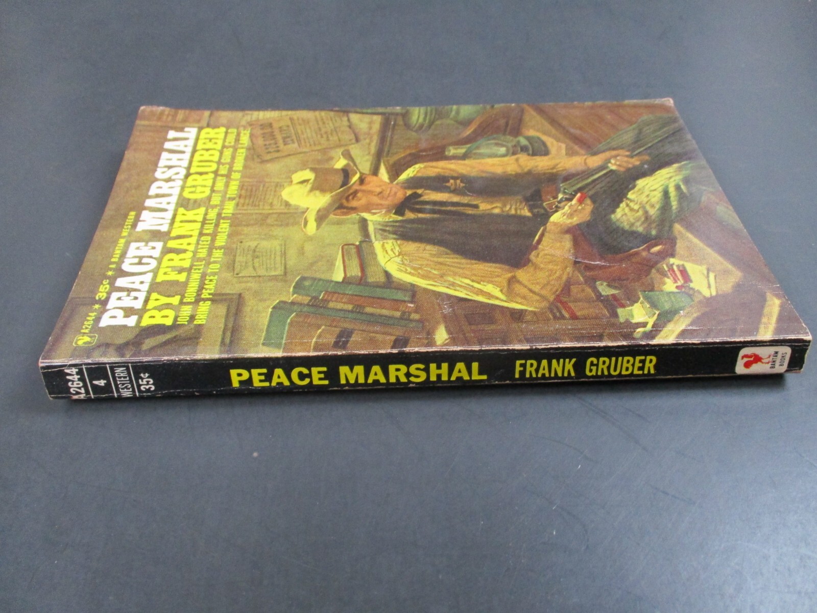 PEACE MARSHAL by Frank Gruber Bantam Books 2nd Printing 1963 Paperback PB