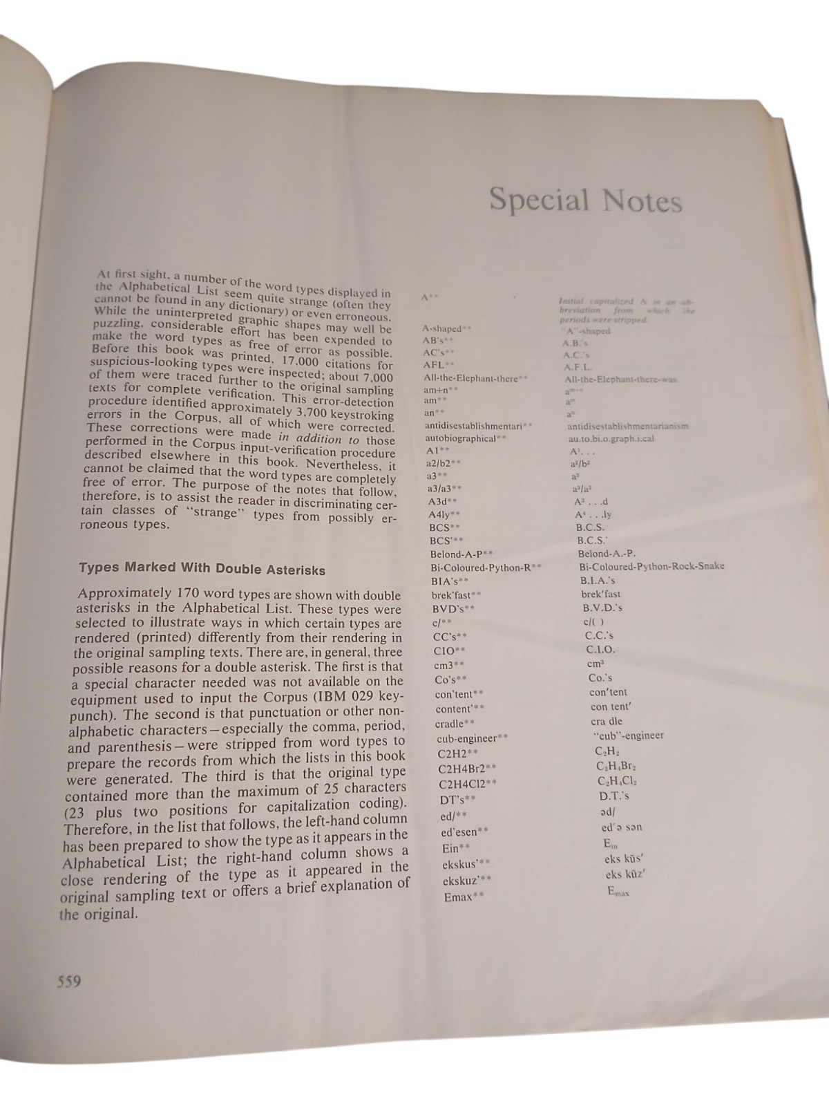 Word Frequency Book By John B. Carroll Hardcover 1971