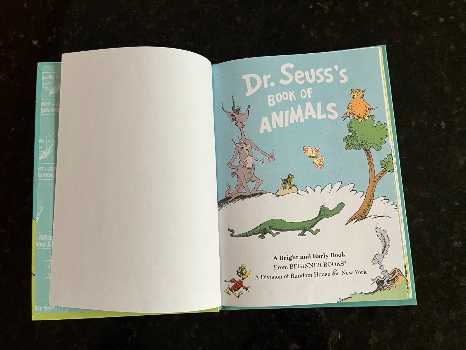 Dr Seuss Book of Animals Beginner Book Hardcover 6.75″ x 9.25″ #2