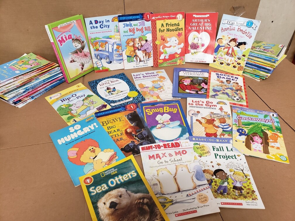 Lot of 10 Level 1~RL~Ready to-I Can Read-Step into Reading-Learn Read Books MIX