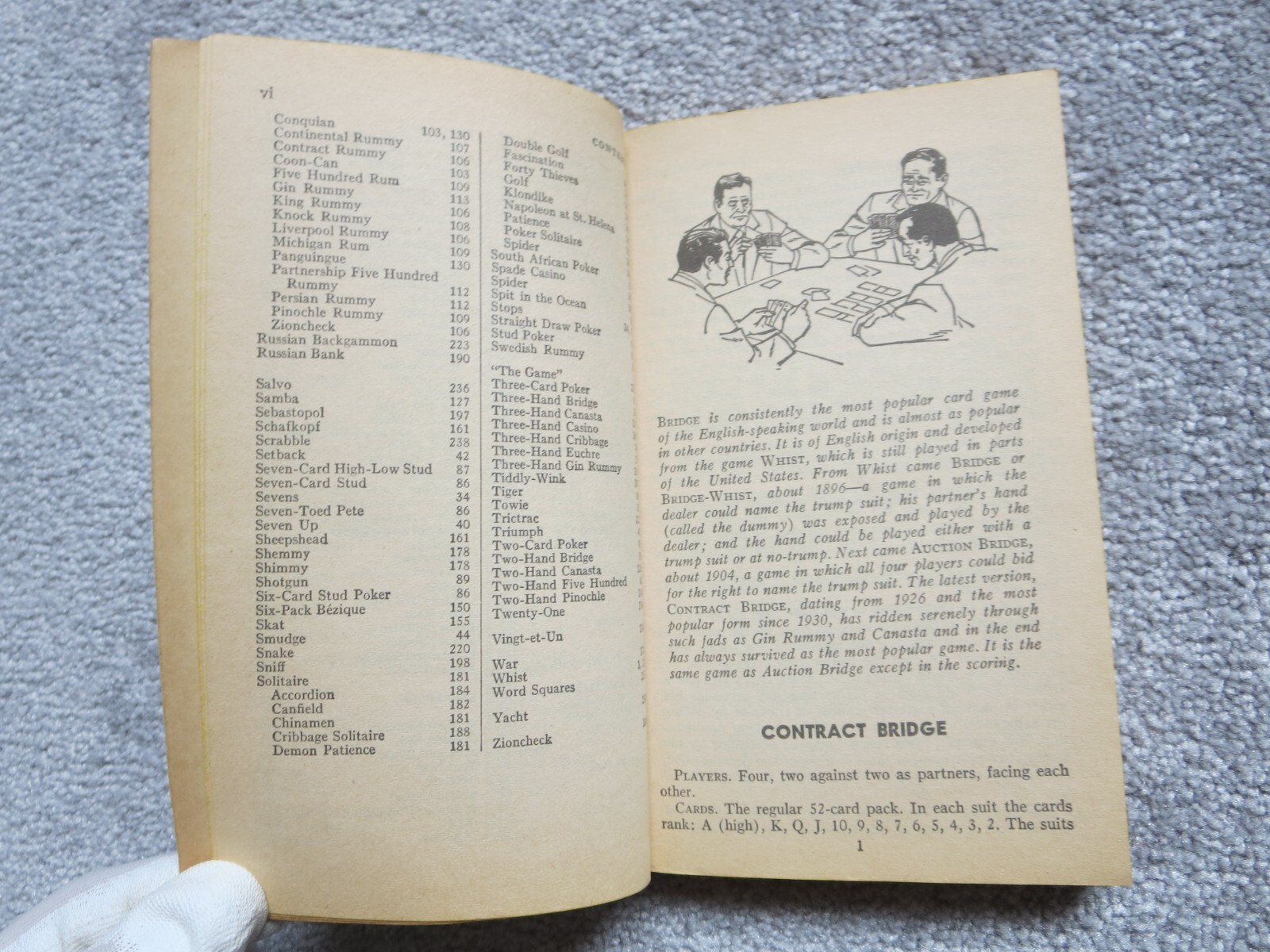 Vintage 1958 / 1963 Hoyle’s Rules of Games by Morehead & Mott-Smith