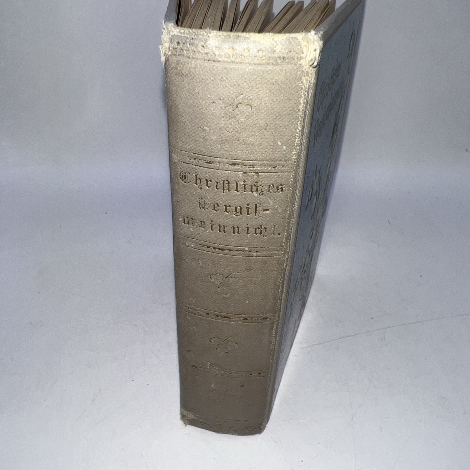 Vintage Forget Me Not German Prayer Book “Christliches Vergissmeinnicht”