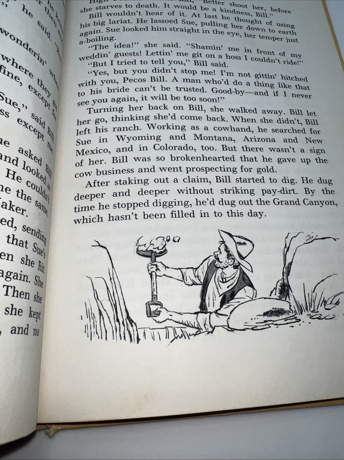 VTG Pecos Bill and Other Tales 1958 Golden Press HC Irwin Shapiro Al Schmidt Art