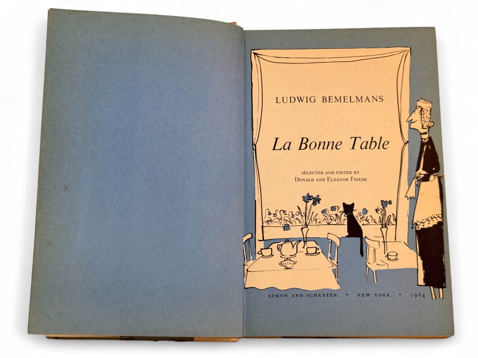 La Bonne Table by Ludwig Bemelmans Illustrated Dining Memoir HD DJ 1st EXLIB