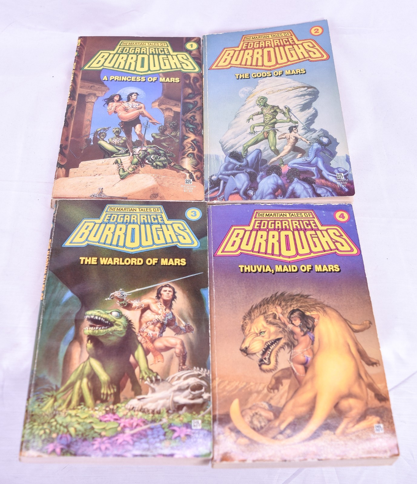 The Martian Tales of Edgar Rice Burroughs Barsoom Complete Set 1-11