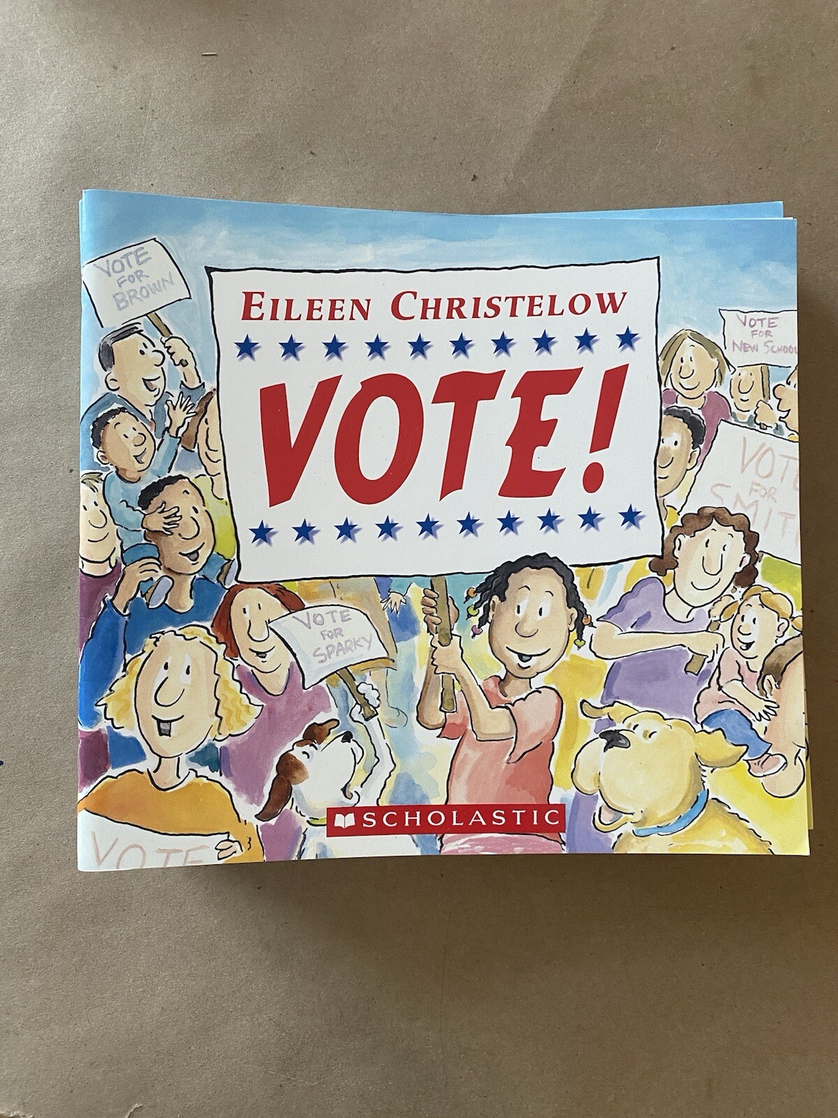 10 Scholastic Vote Eileen Christelow US Election Trump Harris Children’s Book