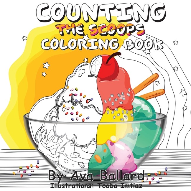 Counting The Scoops – Coloring Book