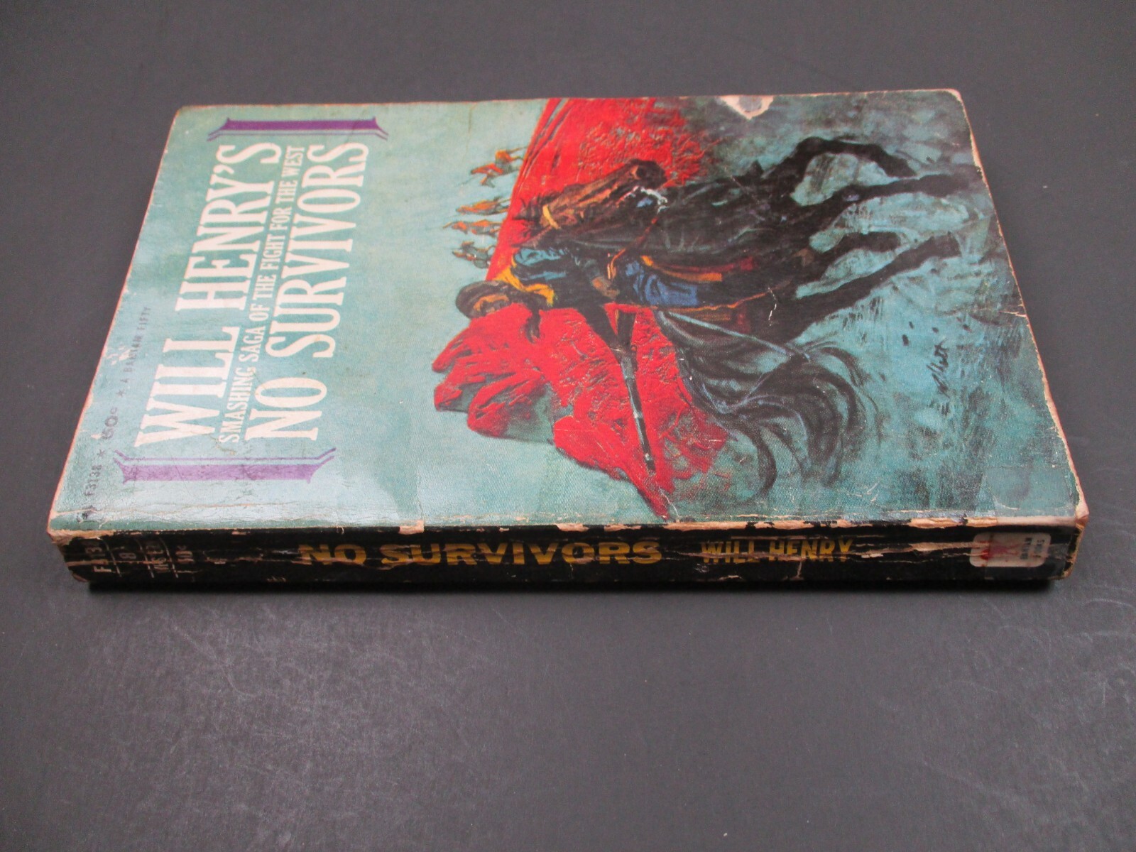 No Survivors by Will Henry Bantam Books 2nd Printing 1963 Paperback PB Western
