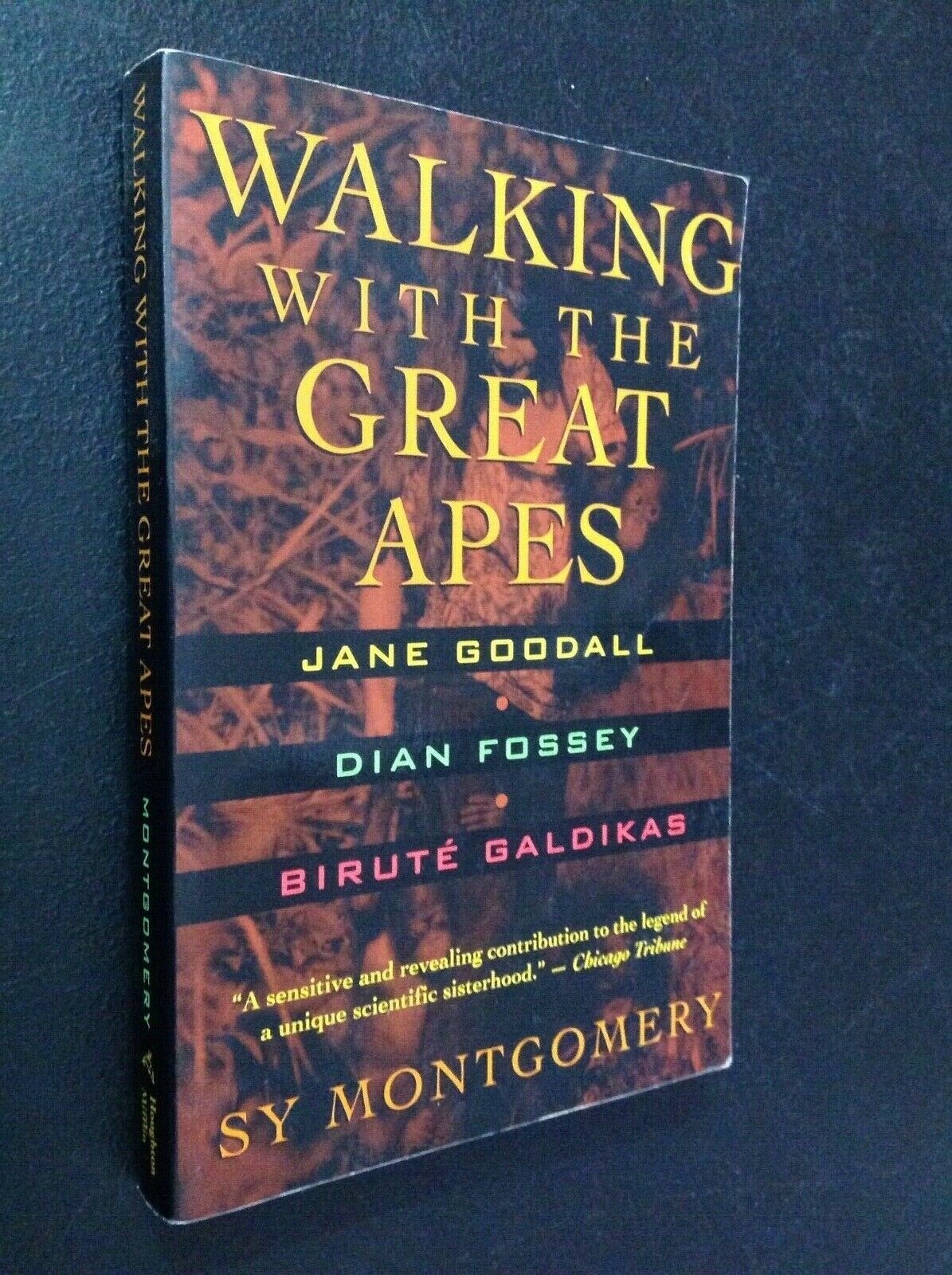 Walking with the Great Apes by Sy Montgomery 1991 Softcover
