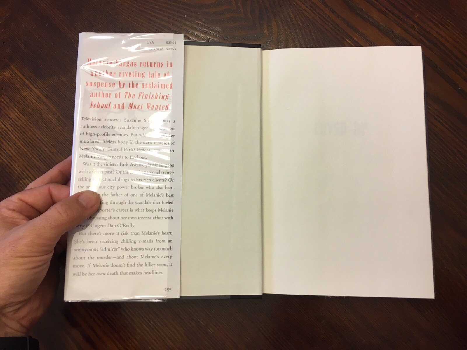 SIGNED Cover-Up By Michele Martinez 1st Edition First Printing 2007 Hardcover