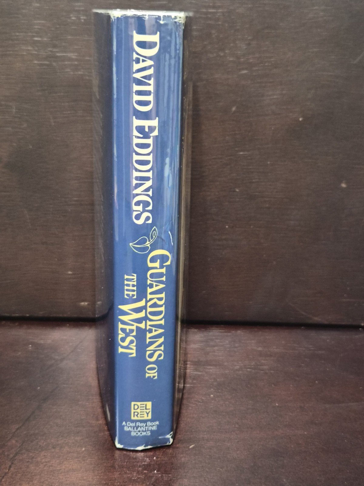 David Eddings GUARDIAN OF THE WEST Malloreon 1 1987 Del Rey BCE HCDJ VG Mylar