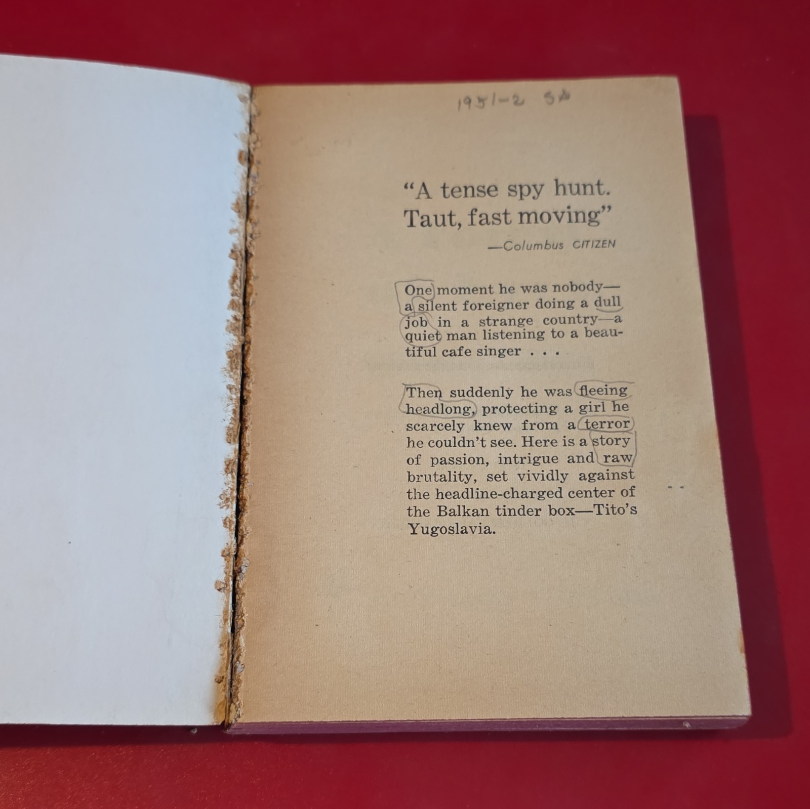 A Forest of Eyes Victor Canning 1951 Bantam Book Vintage Paperback Cold War Mys