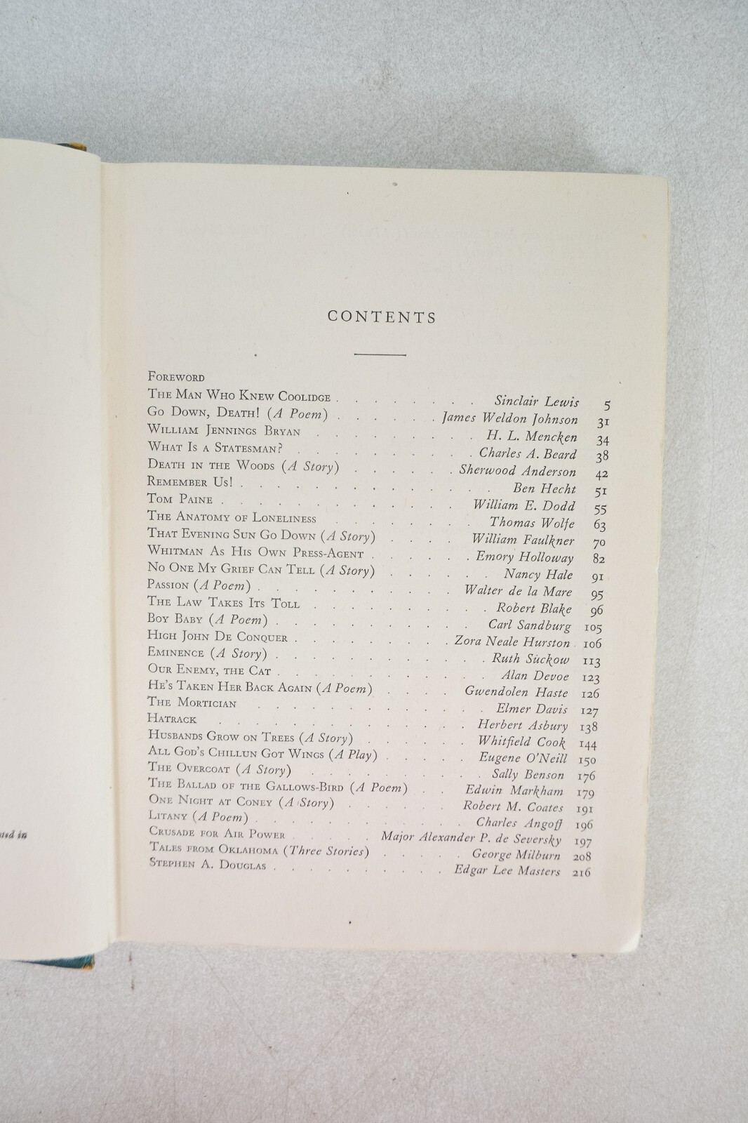 The American Mercury Reader HC 1944 ed. Spivak & Angoff, Blakiston HC