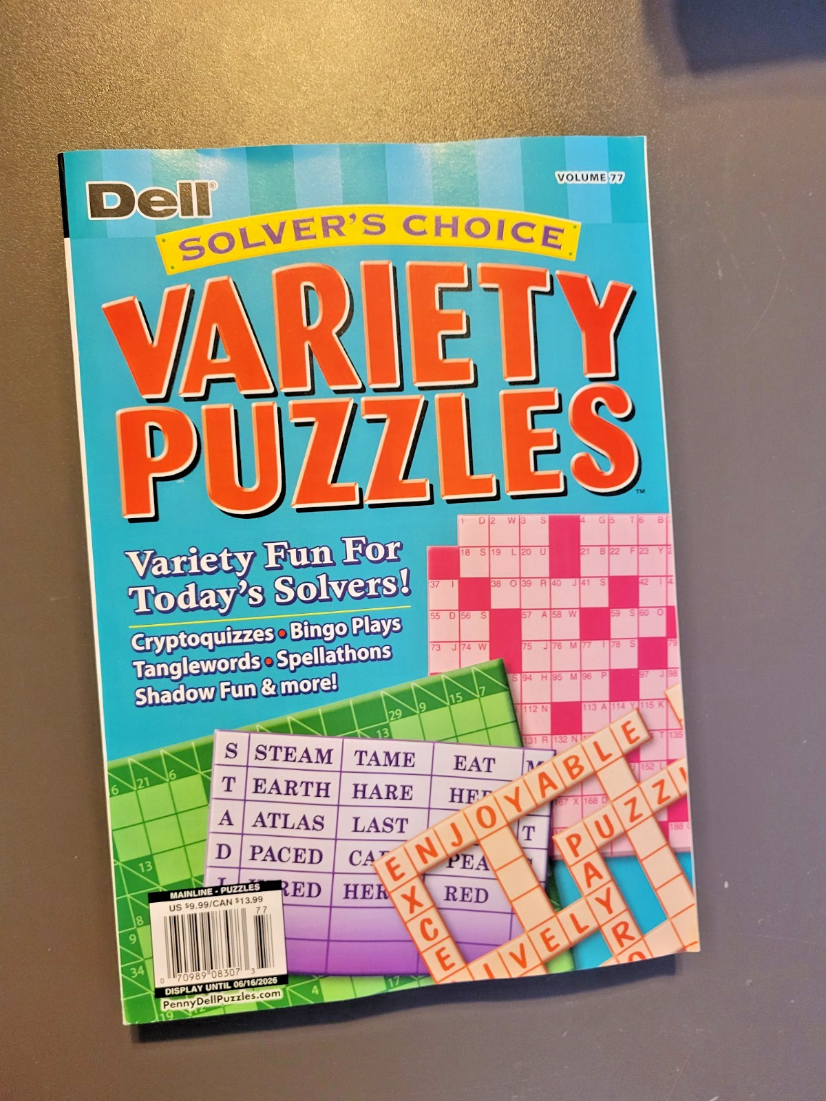Solver’s Choice Variety Puzzles by DELL – Volume 77 – Fun for Today’s Solvers !