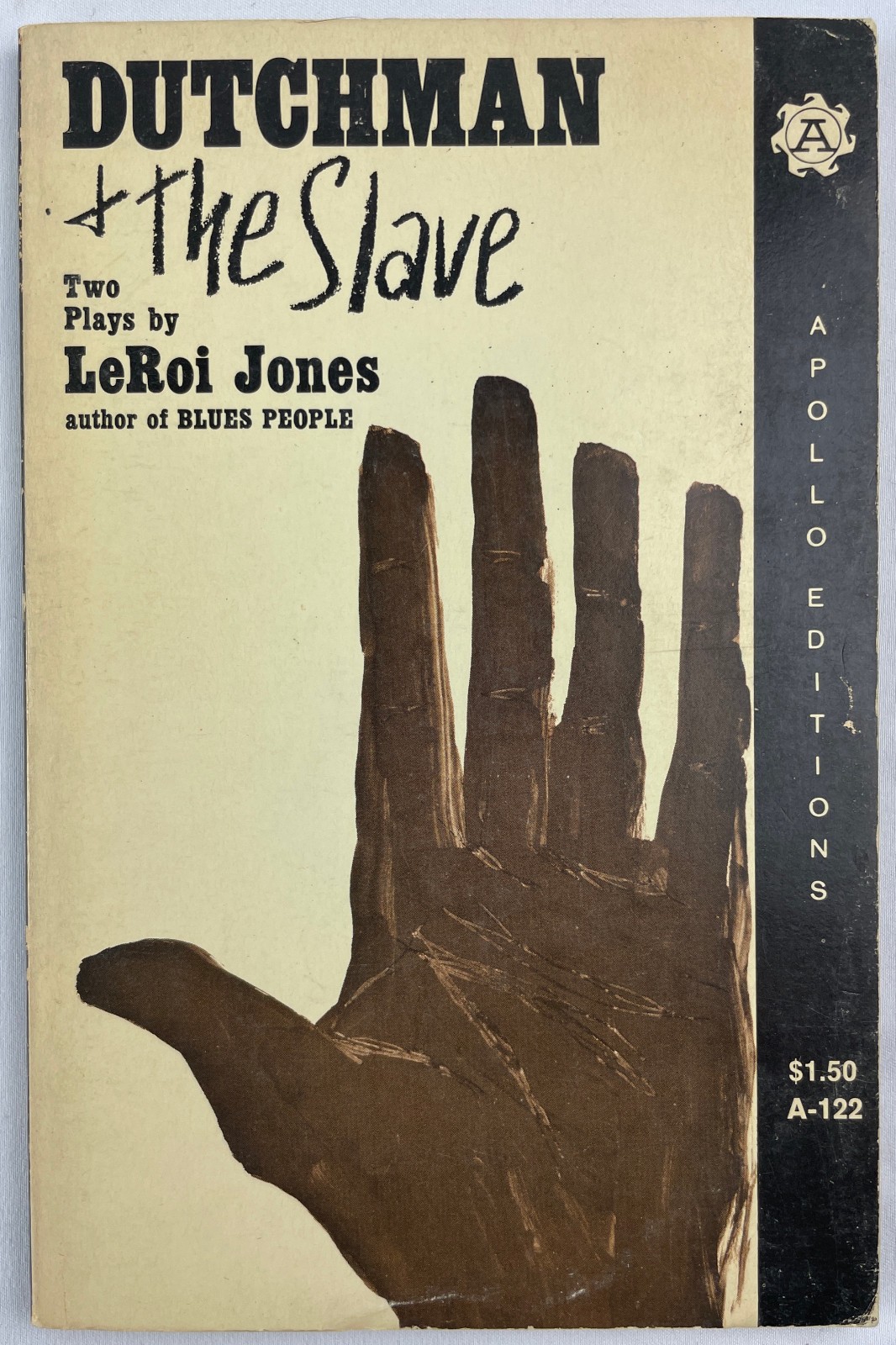 Dutchman & The Slave : Two Plays, LeRoi Jones, 1964, Amiri Baraka, TPBK