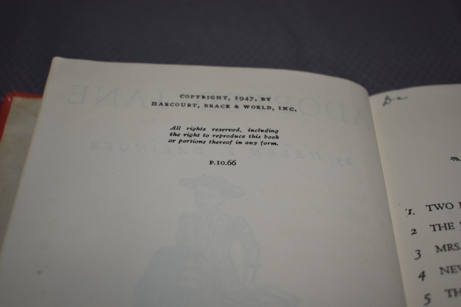 Adopted Jane by Helen Fern Daringer (1st Edition/Later Print, 1947, ex-library)
