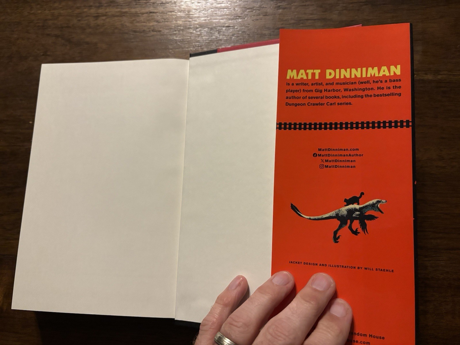SIGNED The Dungeon Anarchist’s Cookbook Matt Dinniman 2025 HCDJ Crawler Carl