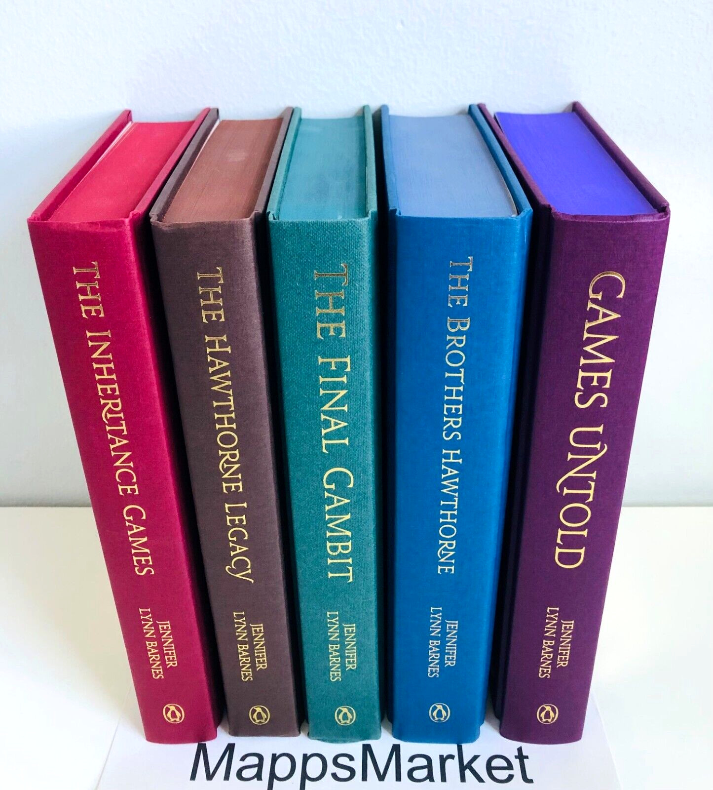 Inheritance Games Books 1-4 SIGNED by Jennifer Lynn Barnes FAIRYLOOT Stenciled