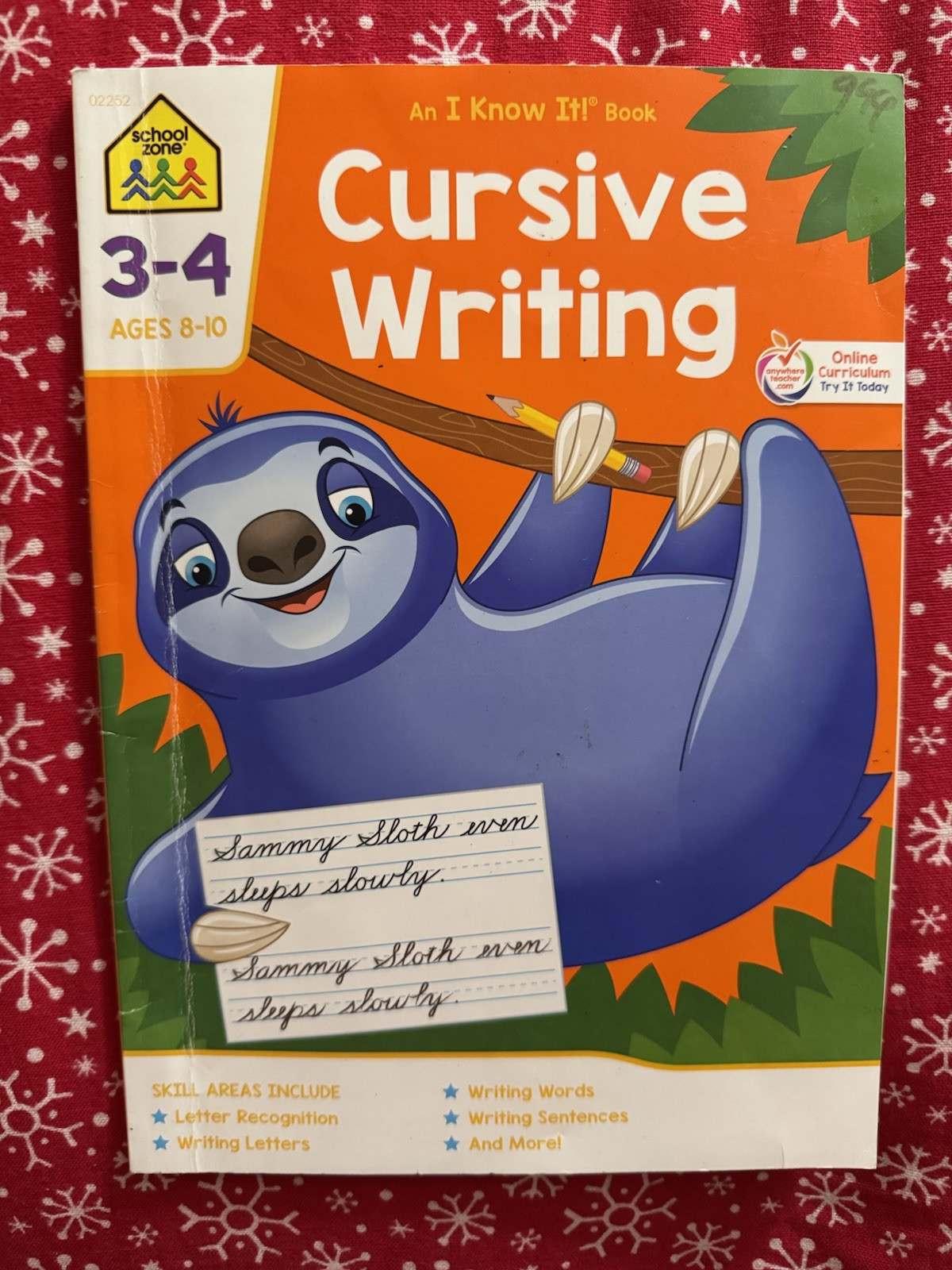 Cursive Writing 3-4 Ages 8-10 (Paperback or Softback)