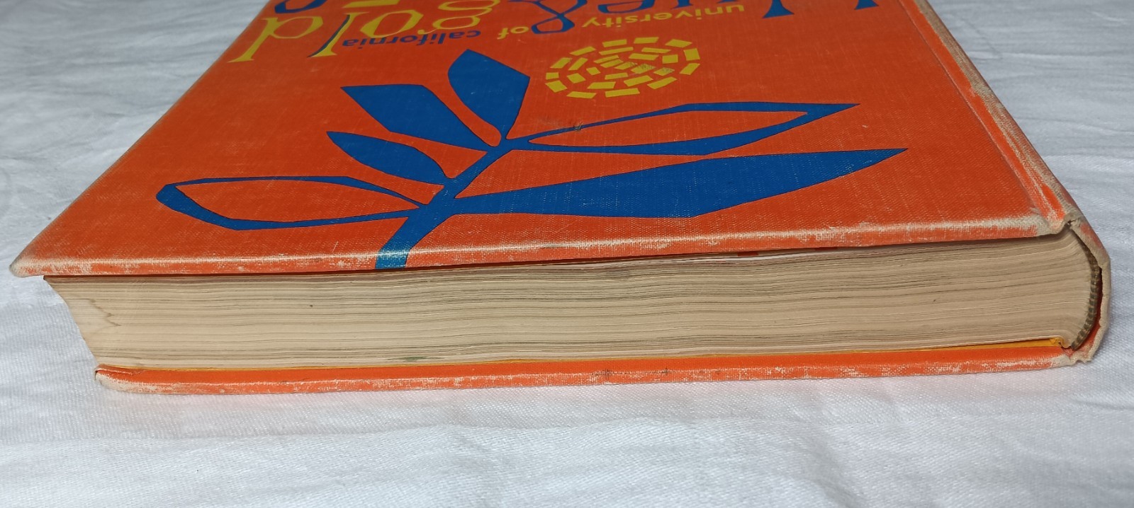 UNIVERSITY OF CALIFORNIA BLUE AND GOLD 1958 HB VOLUE 85 MID-CENTURY MODERN COVER