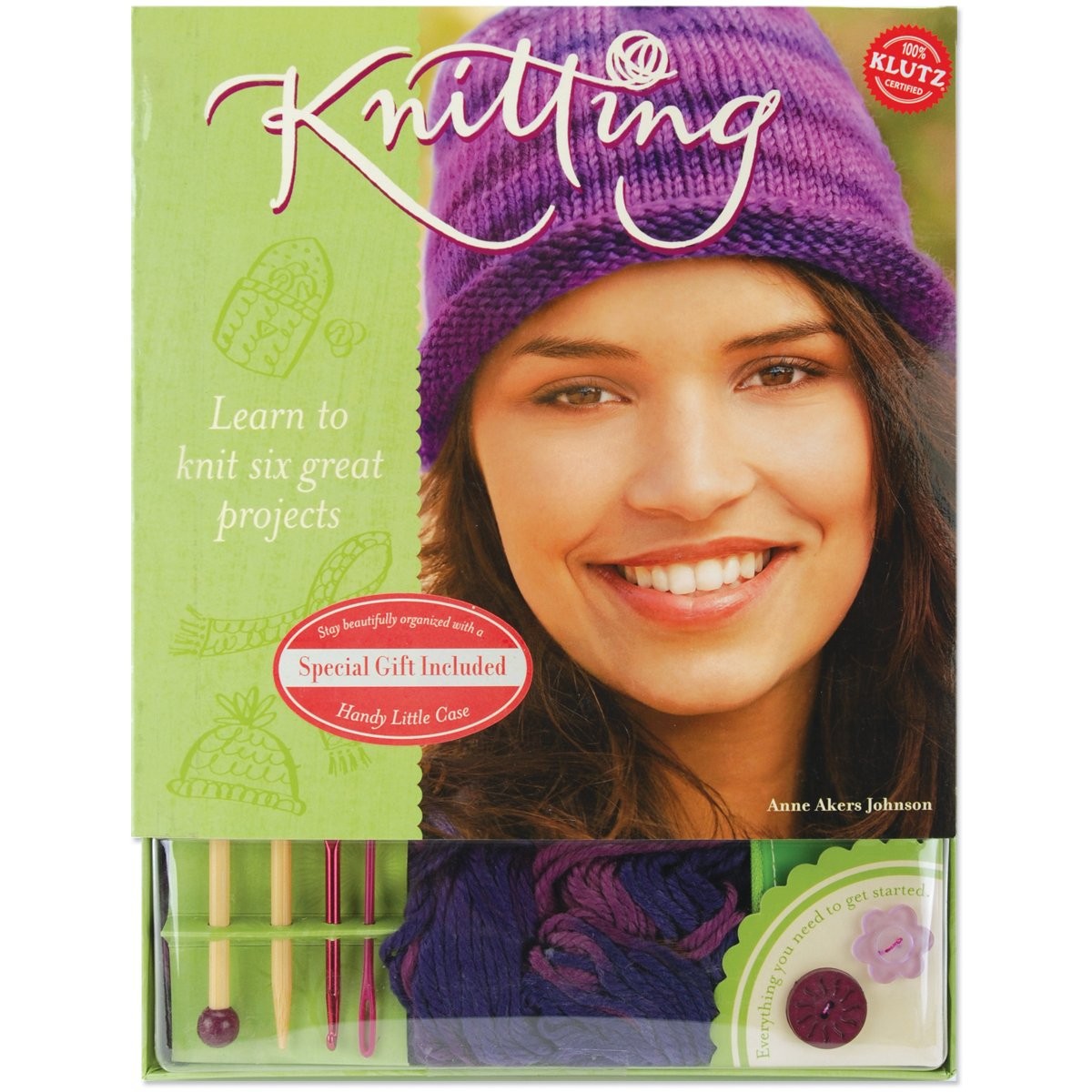 Knitting: Learn to Knit Six Great Projects – Johnson, Anne Akers|Johnson, An…