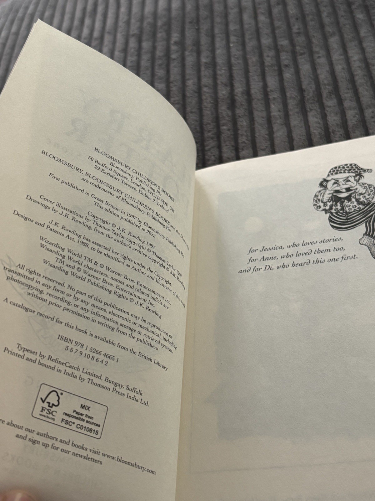 Harry Potter & the Philosopher’s Stone Hardcover UK 25th Anniversary 1st Edition