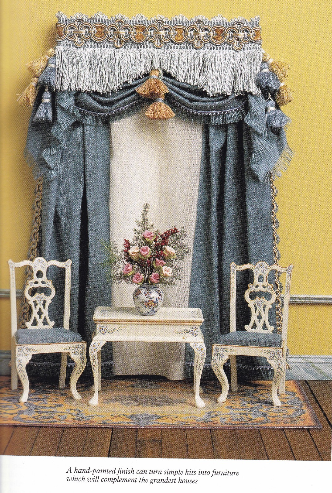 MAKING DOLLS’ HOUSE INTERIORS IN 1/12 SCALE decor furnishings kitchen tudor room