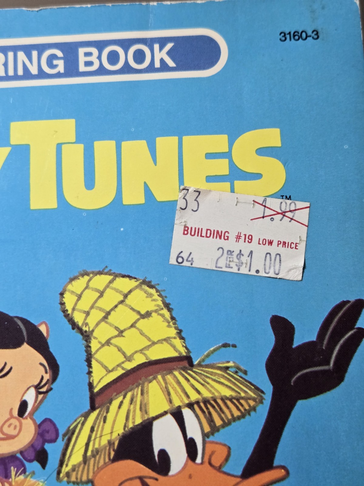 Vintage 1987 Looney Tunes Giant Coloring Book Golden Book Bugs Bunny Daffy