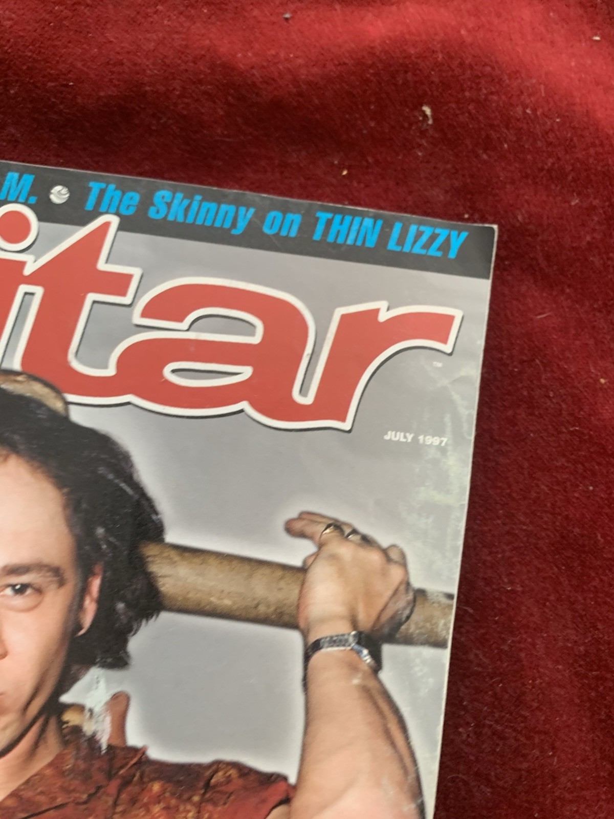 Guitar Magazine July 1997 Stevie Ray Vaughan Cobain Soundgarden REM Rush Verve
