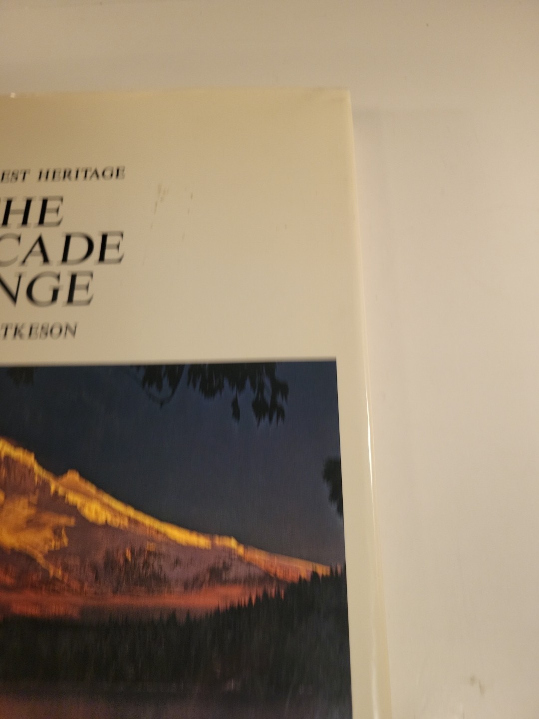 THE CASCADE RANGE by Ray Atkeson on 1969, Oversize Coffee Table