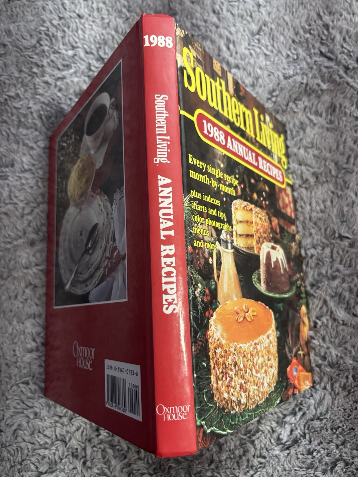 Southern Living Annual Recipes 1988 Vintage 340 Pages Good Condition 8.5″x11″
