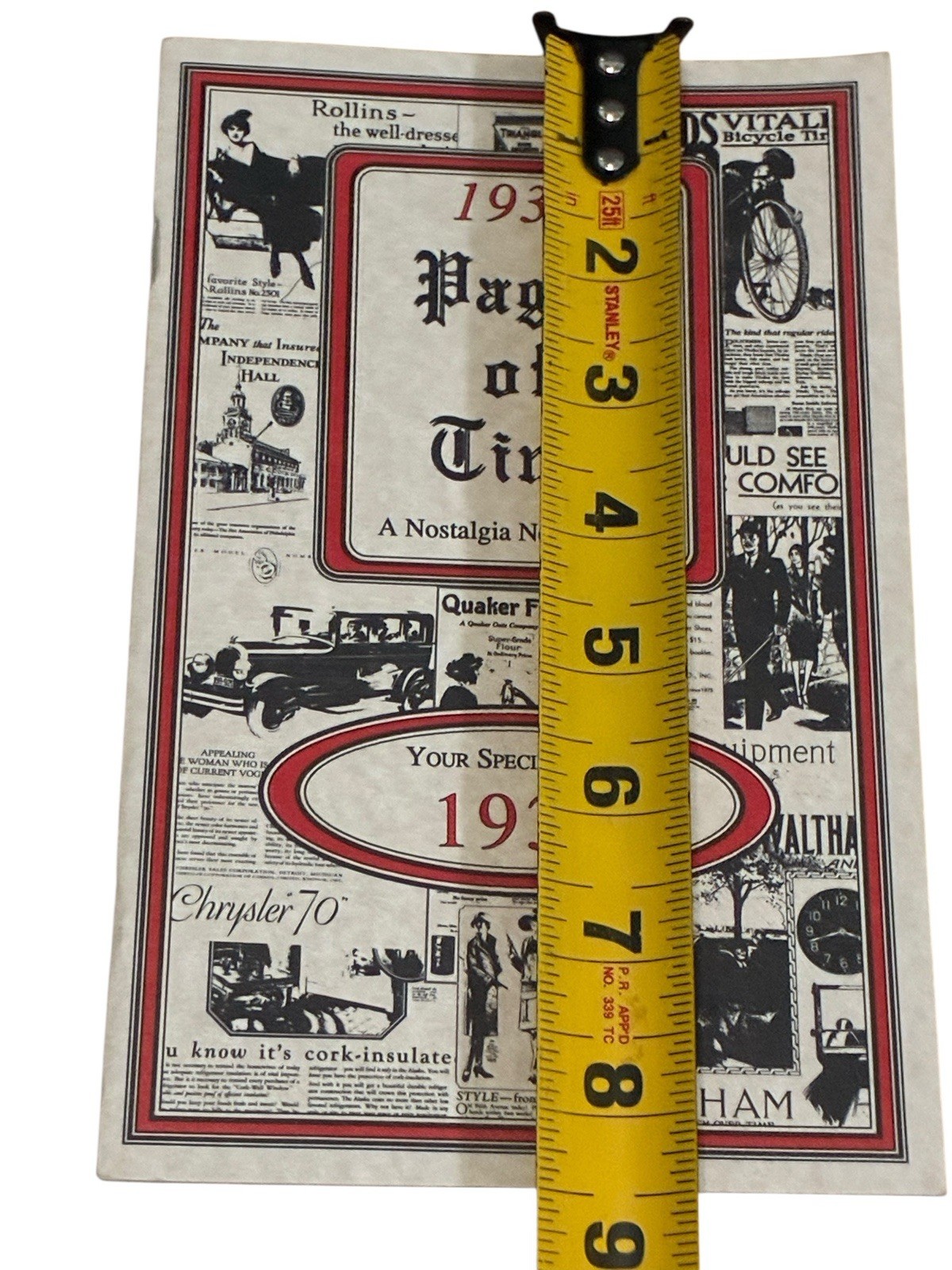 1938 PAGES OF TIME – Your Special Year Softcover News Book Booklet 24 Pages