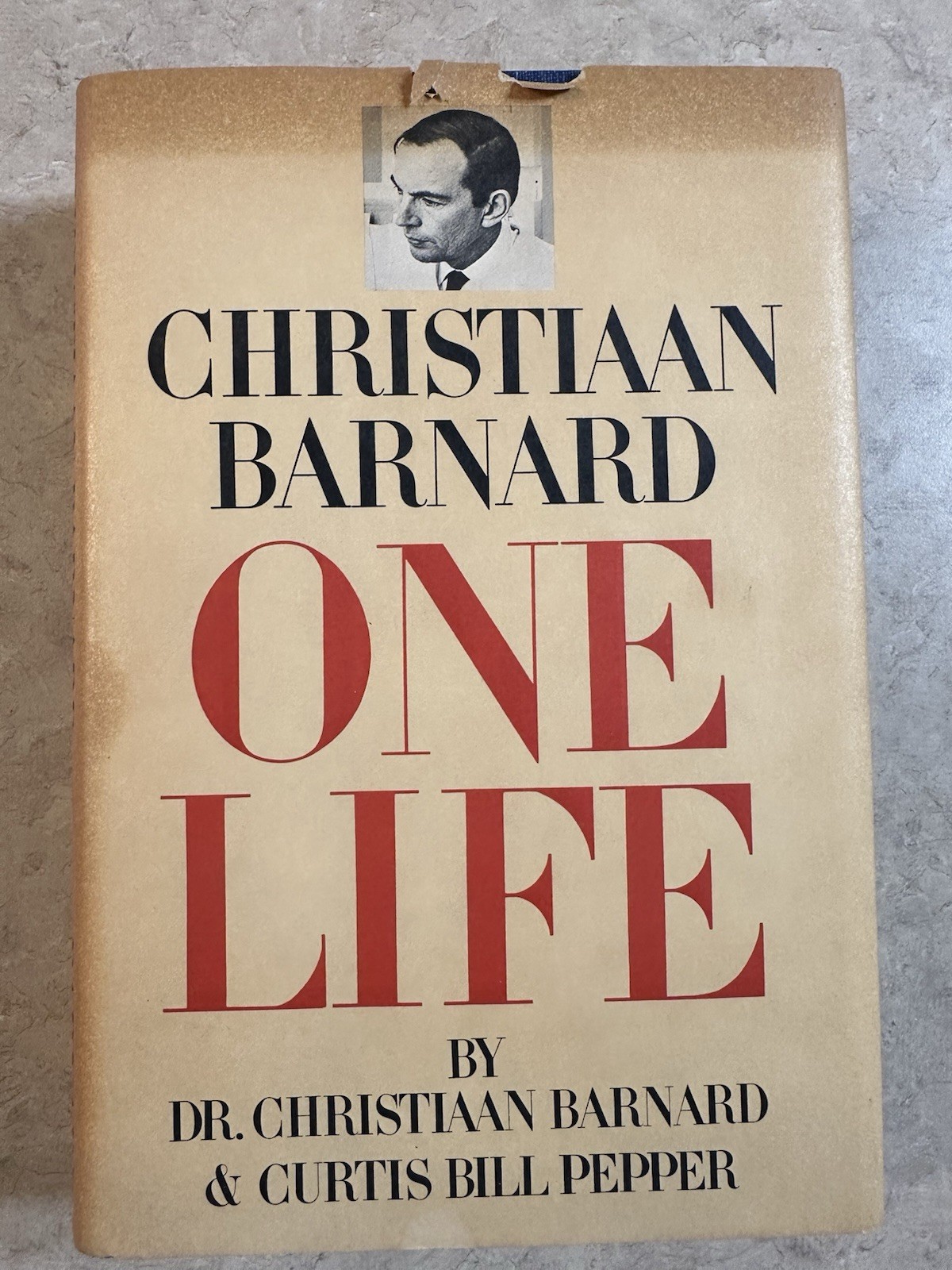 ONE LIFE by Christiaan Barnard, 1969, First Human Heart Transplant