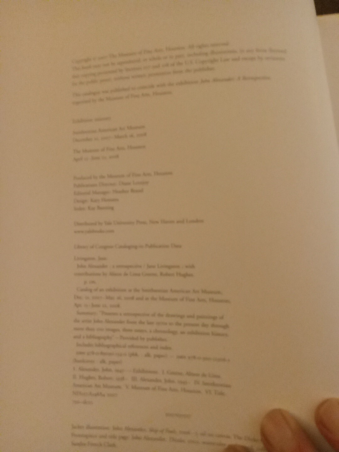 John Alexander : A Retrospective by Jane Livingston and John Alexander (2007,…