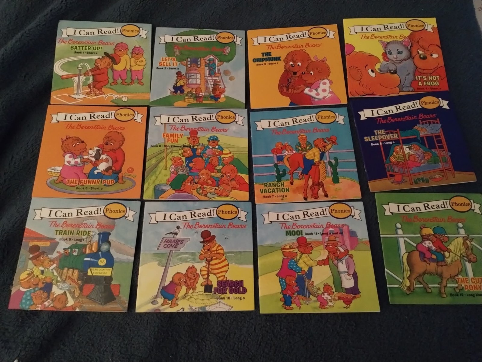 Books- I Can Read Phonics- Berenstain Bears ,Lot Of 12 small size