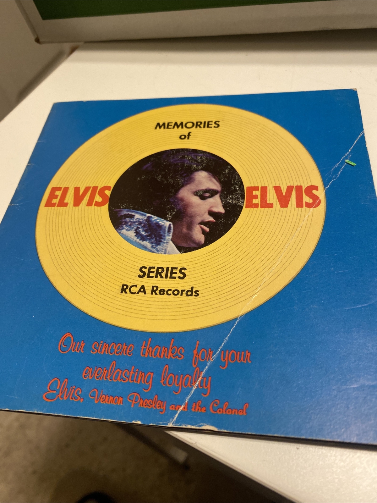 Lot Of 2 Elvis Presley Memories of Elvis Series RCA Records Booklet 16 pages
