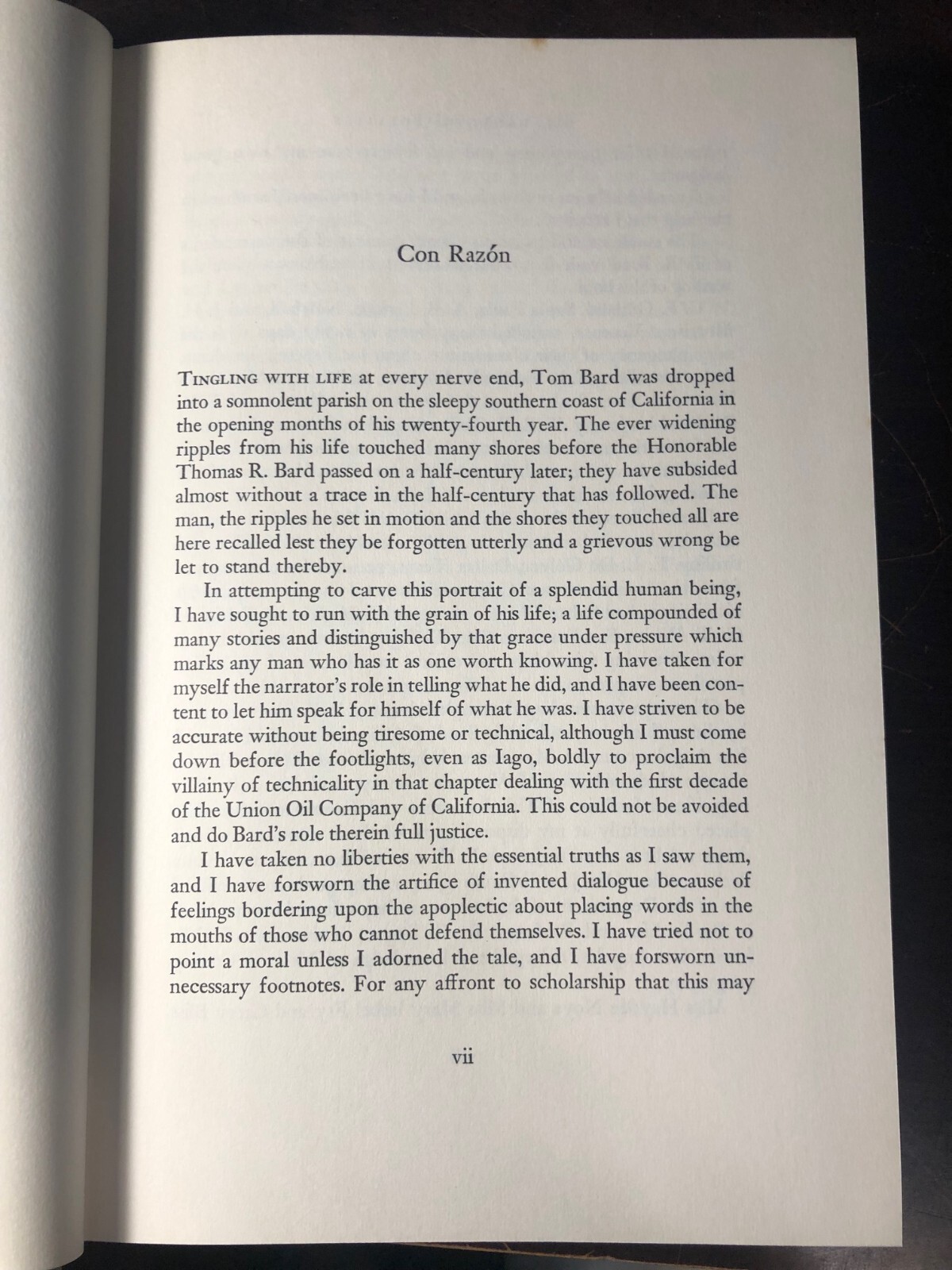 VINTAGE Oil, Land and Politics (Thomas Robert Bard Bio.) – W.H. Hutchinson 1965