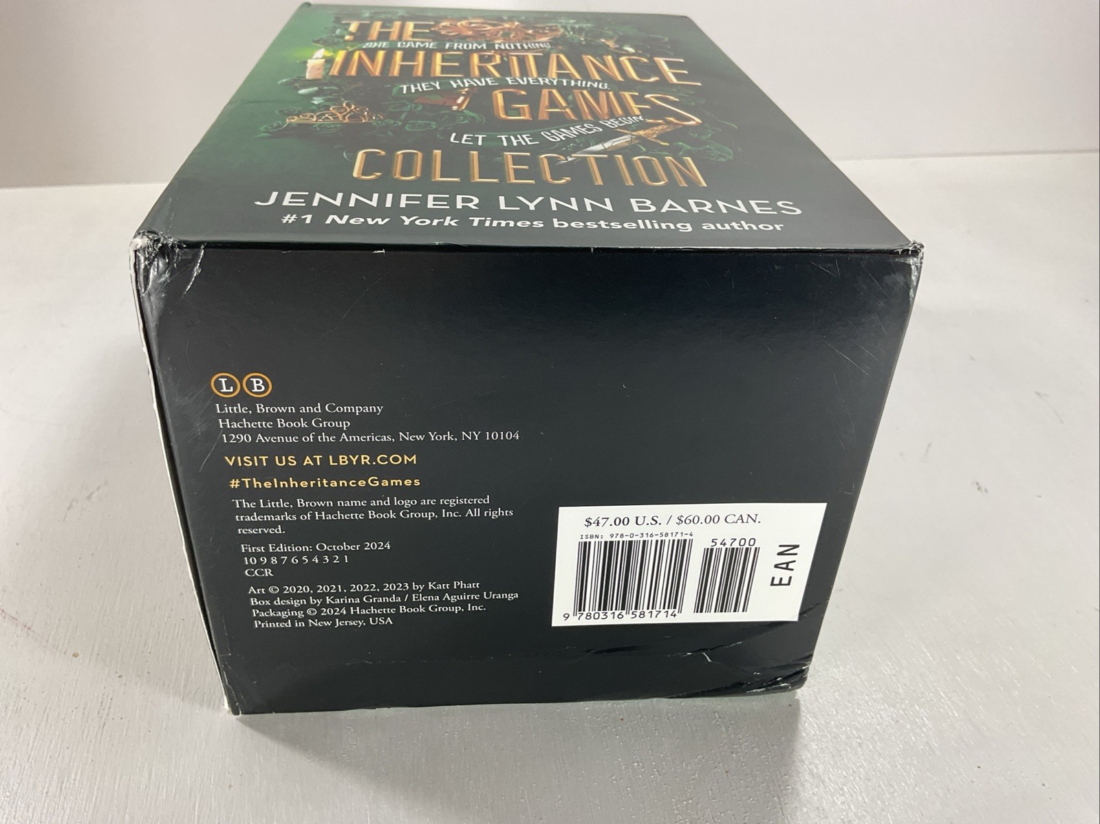 Inheritance Games Fantasy Collection Lot of 4 PB by Jennifer Lynn Barnes Box Set