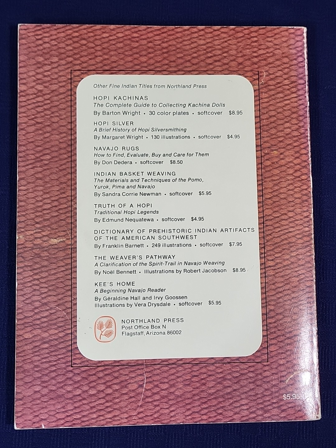 VTG 1979 Working With The Wool How to Weave a Navajo Rug Noel Bennett Tiana