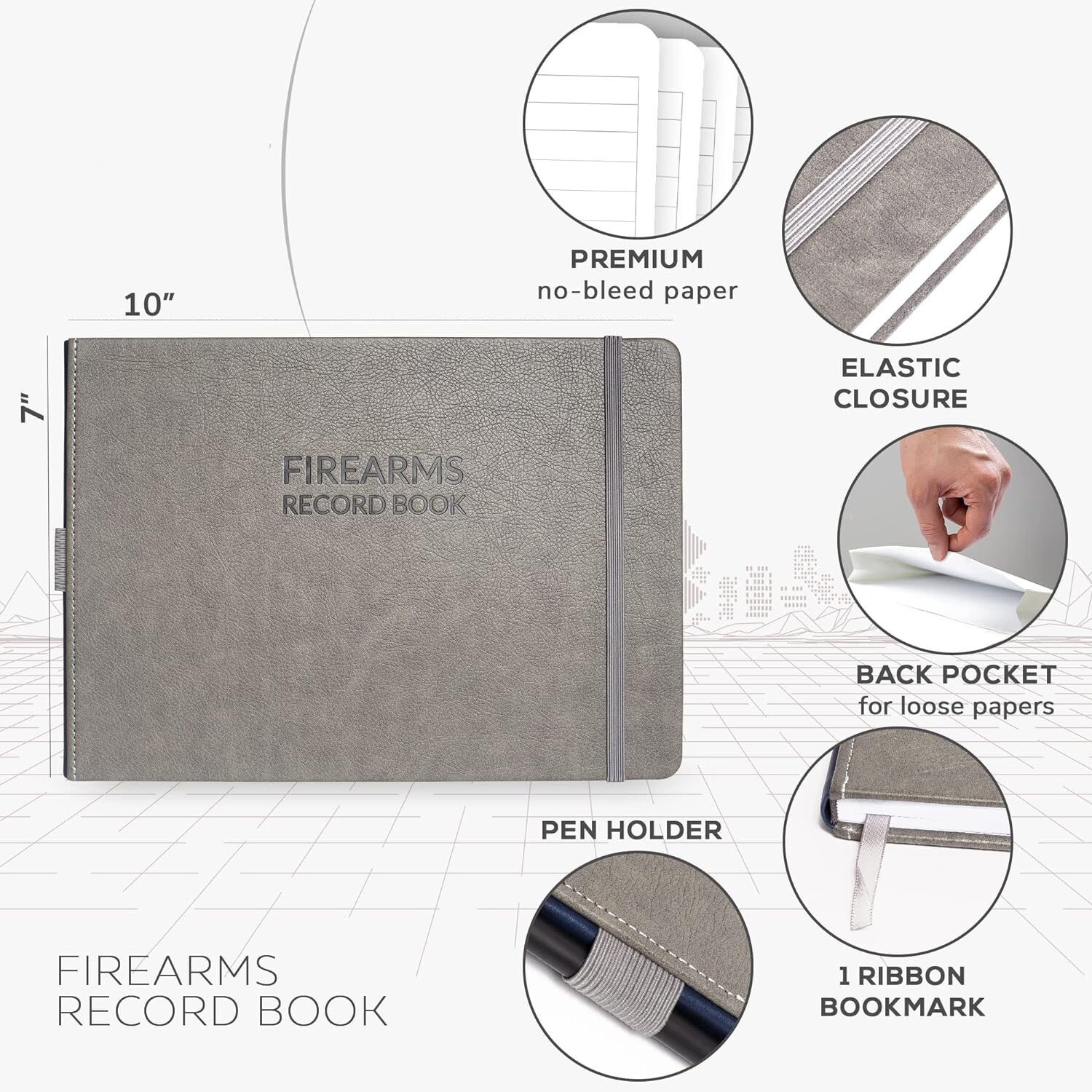 NEW Gun Log Book Firearms Acquisition and Disposition Record Book 129 Pages USA
