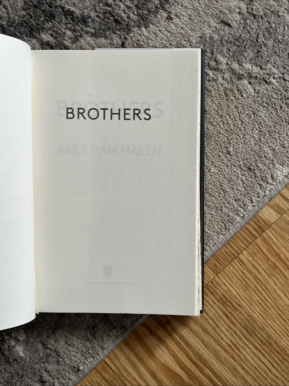 Brothers by Alex Van Halen Hardcover Book Not Signed
