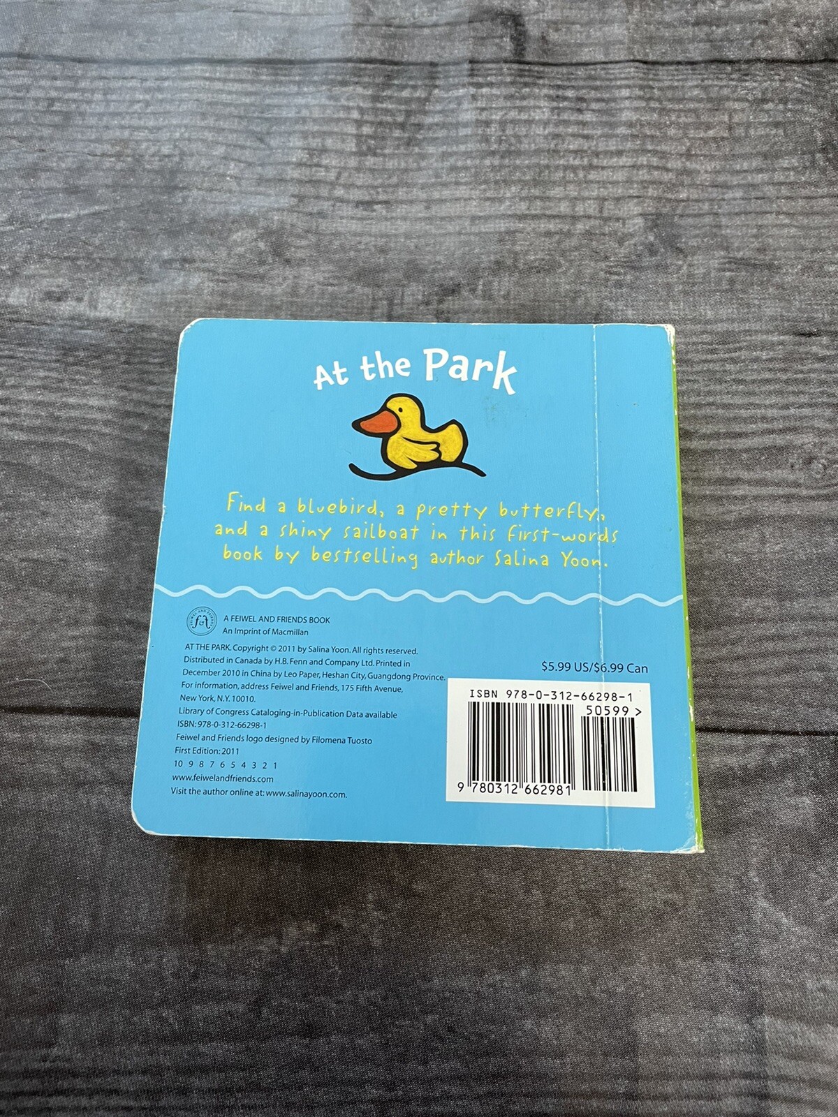 At the Park by Salina Yoon Board Book